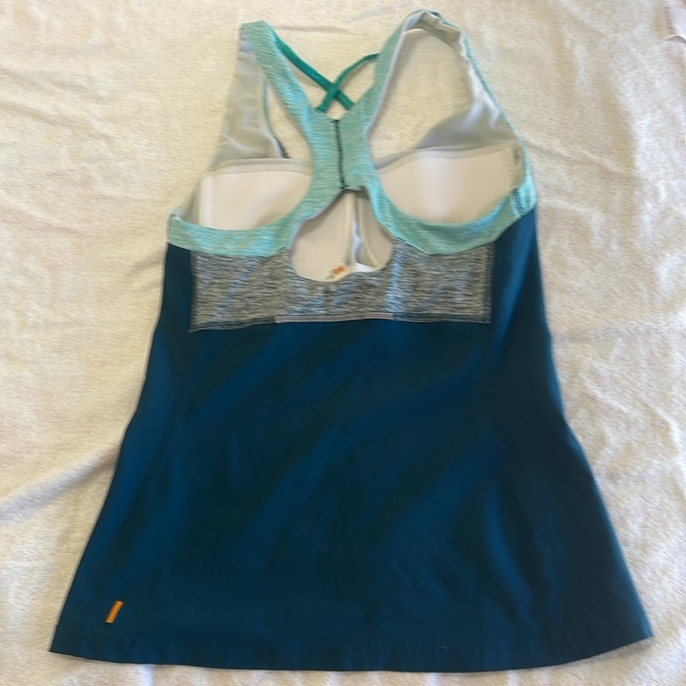 Lucy Mesh Racerback Bra Tank Sz. Small - Picture 2 of 3